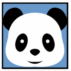 Kit canevas Panda