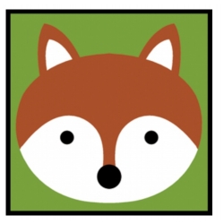 Kit canevas - Tête de renard