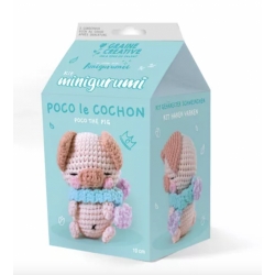 Kit crochet minigurumi - Poco le cochon
