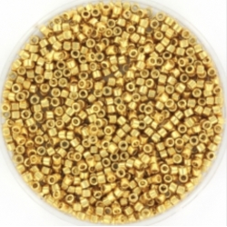 Miyuki delica's 11/0 - duracoat galvanized gold 1832