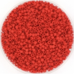 Miyuki delica's 11/0 - opaque matte red 753