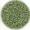 Miyuki delica's 11/0 - opaque matte ab glazed pistachio 2310