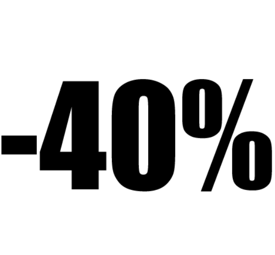 40% de remise